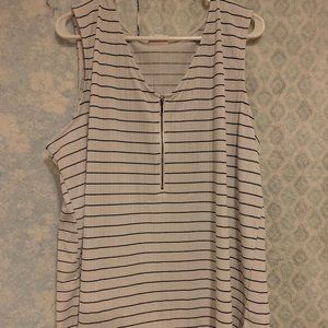 2X LULAROE RACHAEL TANK TOP W/ V-NECK AND ZIPPER